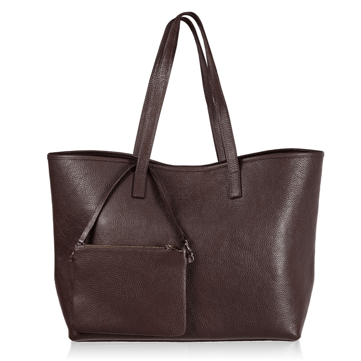 Kahmune 100% Genuine Italian Leather Tote Bag for Women